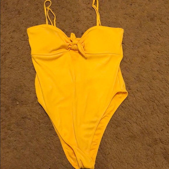 Forever 21 Other - Forever 21 mustard yellow one-piece